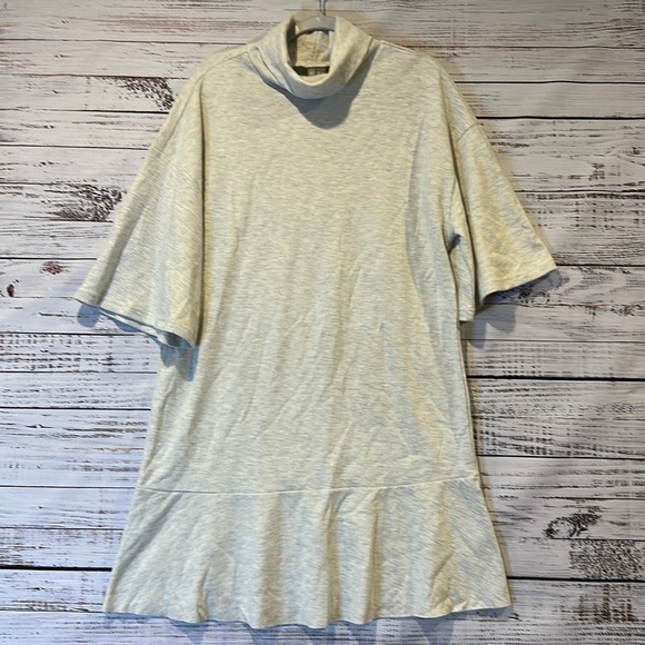 NWT Asos Grey Sweatshirt‎ Cowl Neck Dress Size 10 - Picture 1 of 8